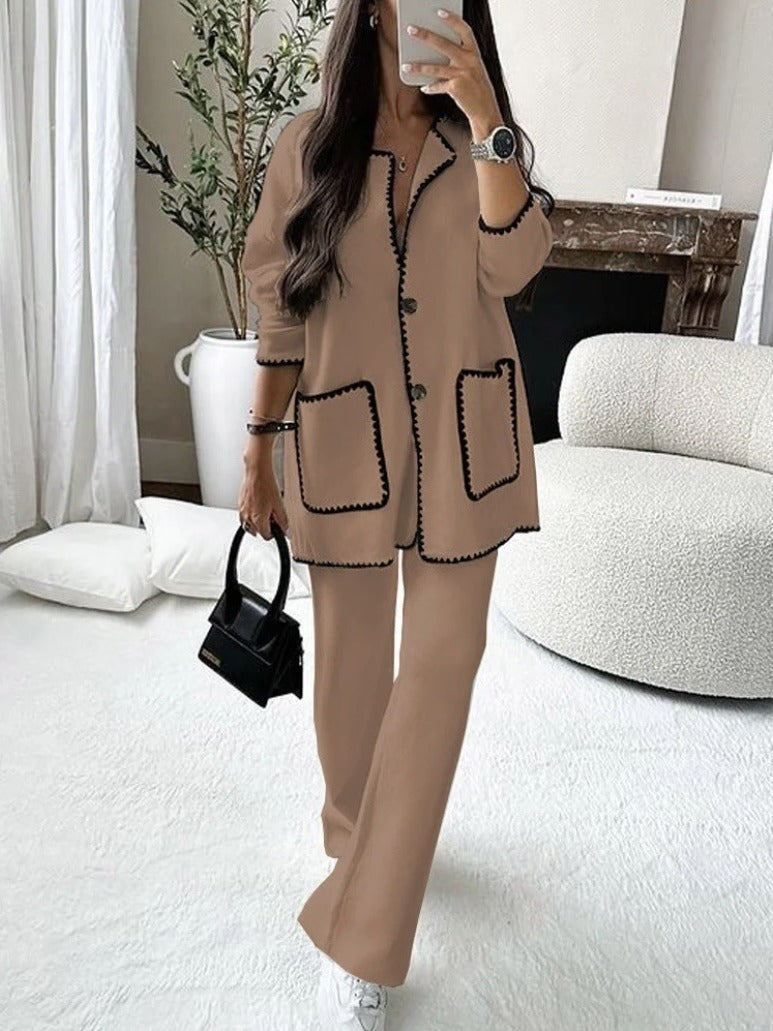 Fashion Stitching Bags Set Autumn And Winter New